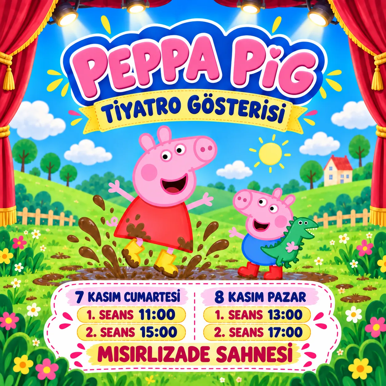 Peppa Pig Çocuk Tiyatrosu